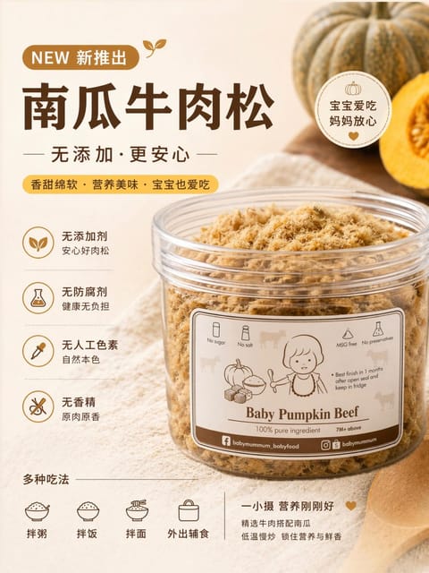 pumpkin beef floss