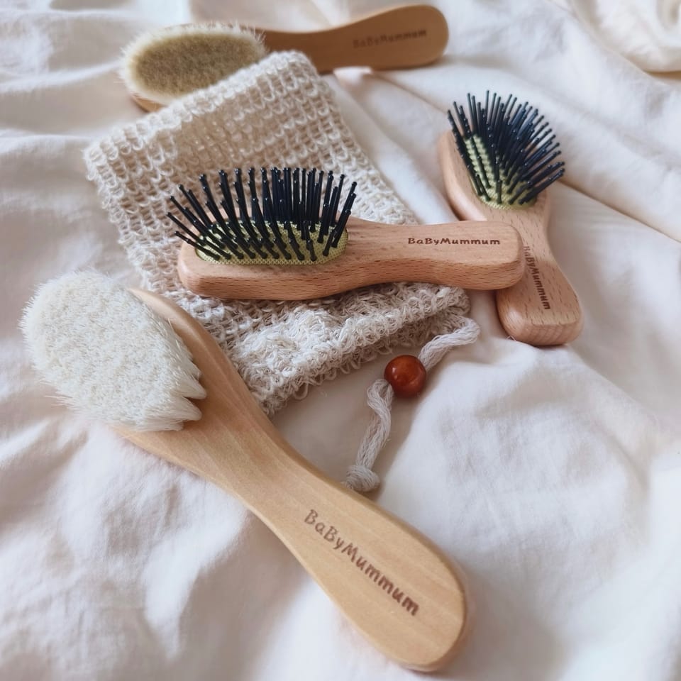 Baby mini comb shower wool brush baby brush宝宝梳子宝宝洗澡刷子 6