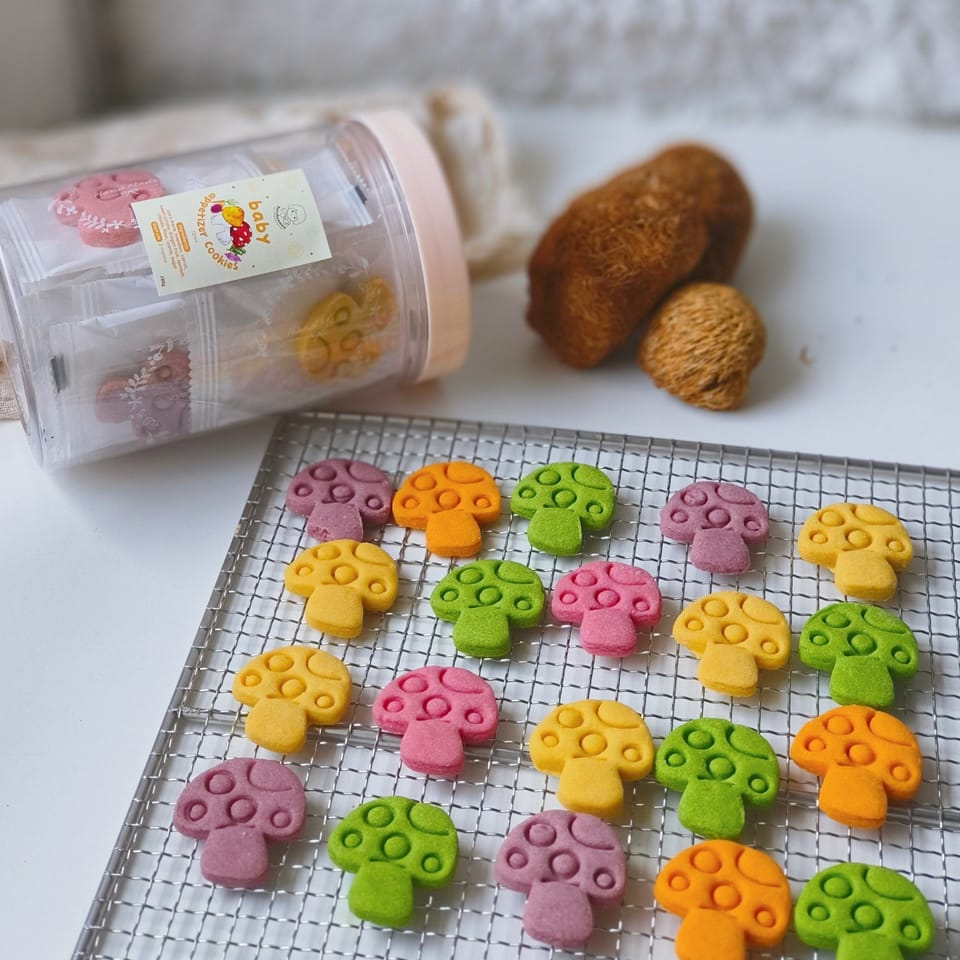 ￼Baby Appetizer Cookies消食养胃猴头菇小米饼 6