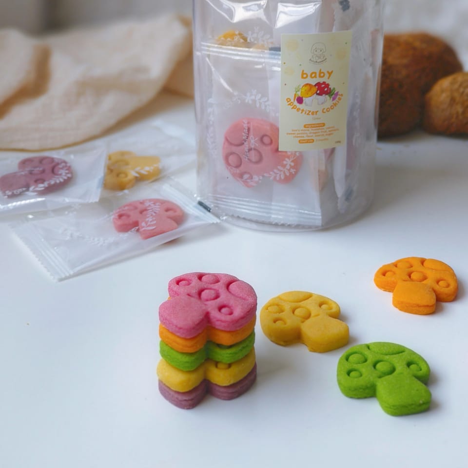 ￼Baby Appetizer Cookies消食养胃猴头菇小米饼 4