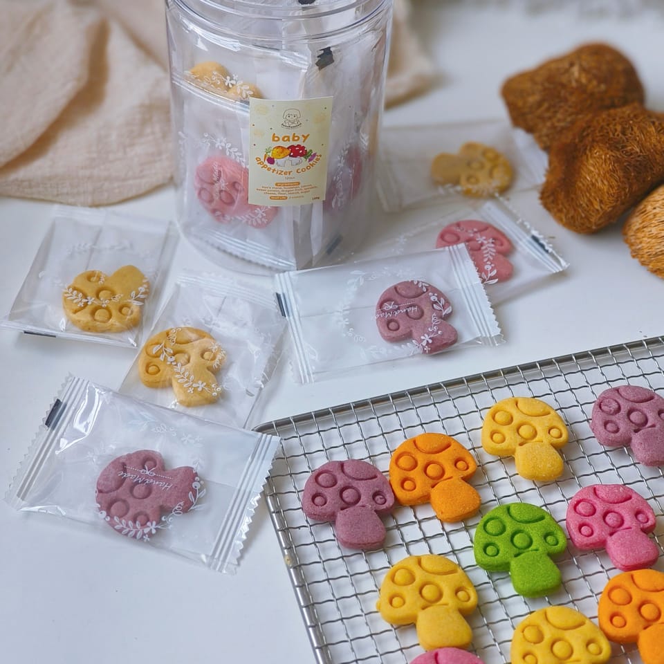 ￼Baby Appetizer Cookies消食养胃猴头菇小米饼 3
