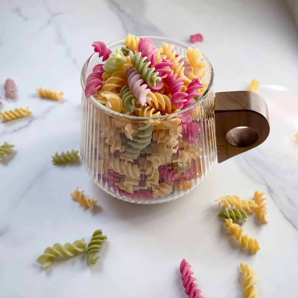 organic  baby colourful Fusilli Noodle 10M+ 2
