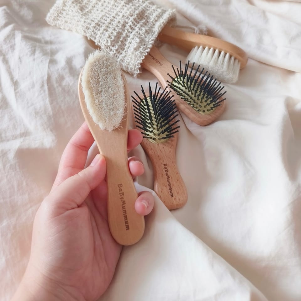 Baby mini comb shower wool brush baby brush宝宝梳子宝宝洗澡刷子 3