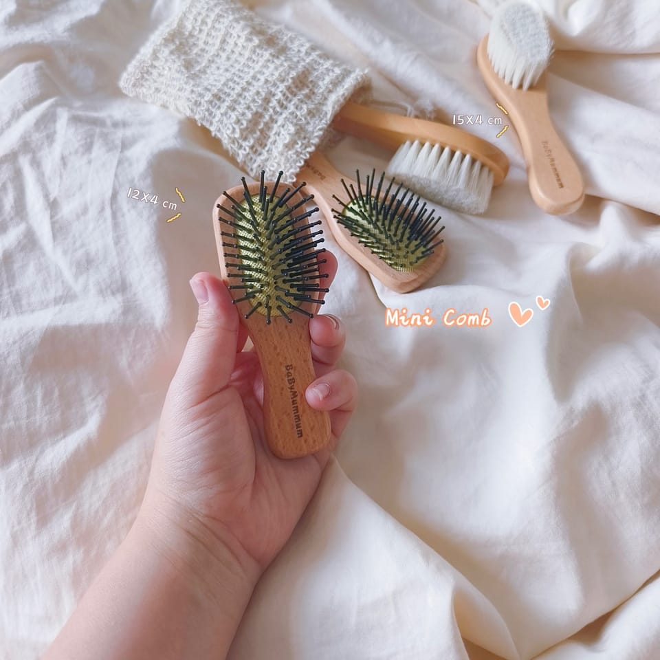 Baby mini comb shower wool brush baby brush宝宝梳子宝宝洗澡刷子 2