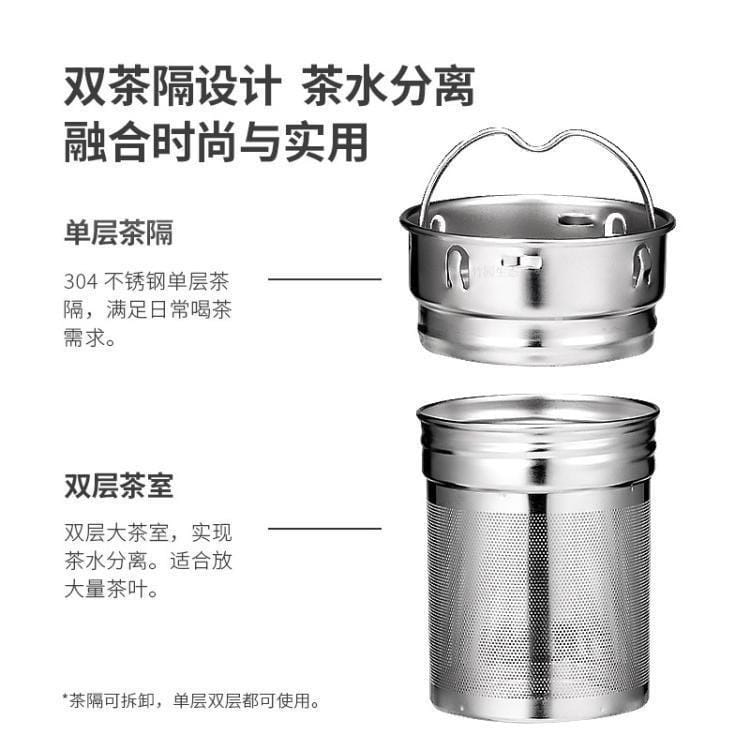 不锈钢茶滤茶器滤芯玻璃杯茶水分离 2