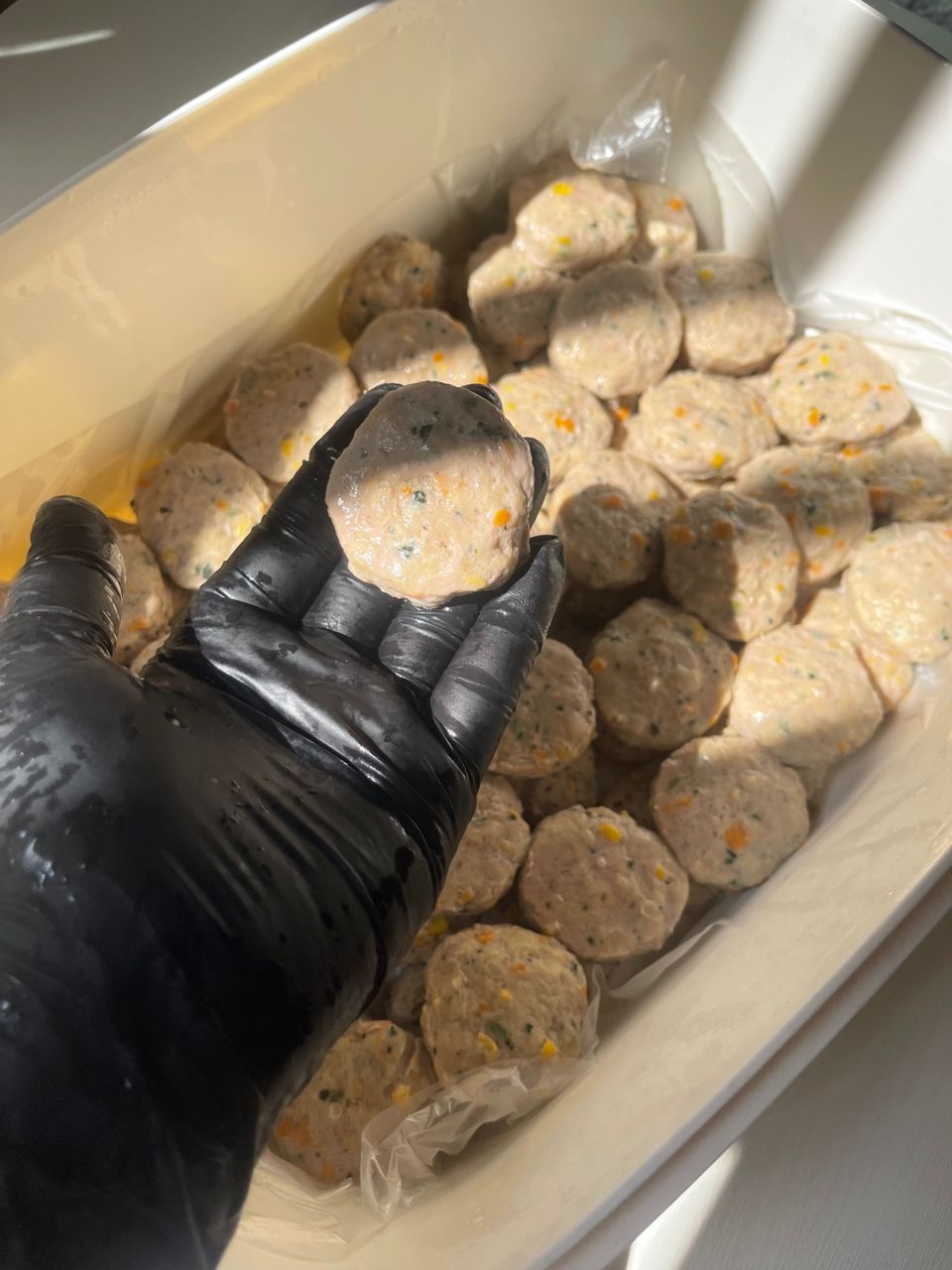 Bundle meal rice ball+chicken patties 3