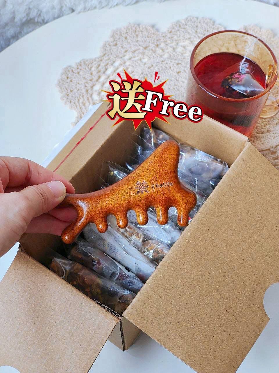 🔥养生花茶盒🆓按摩梳🆓保温杯500ml 2
