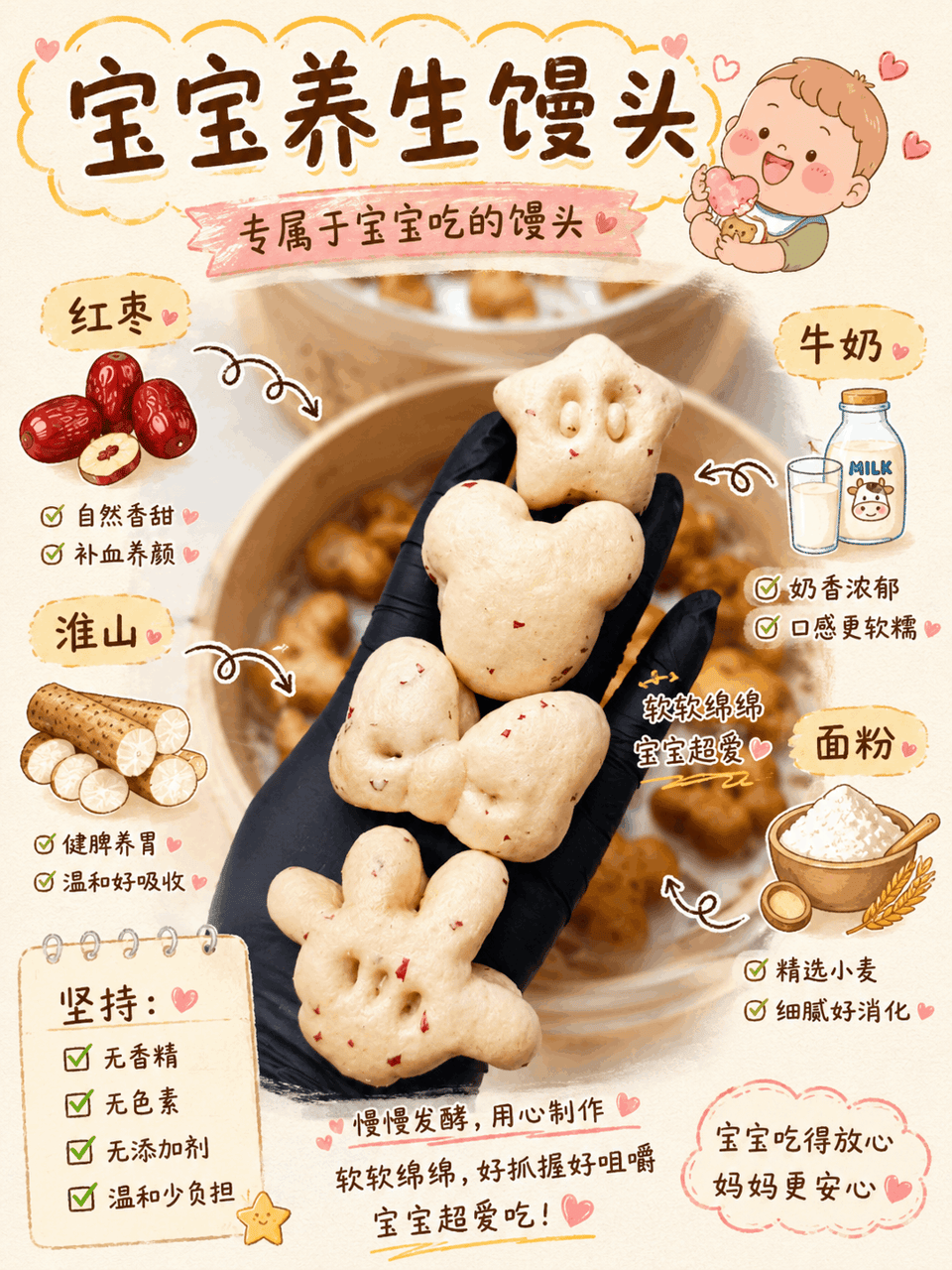 养生馒头Baby Wellness Mantou 2