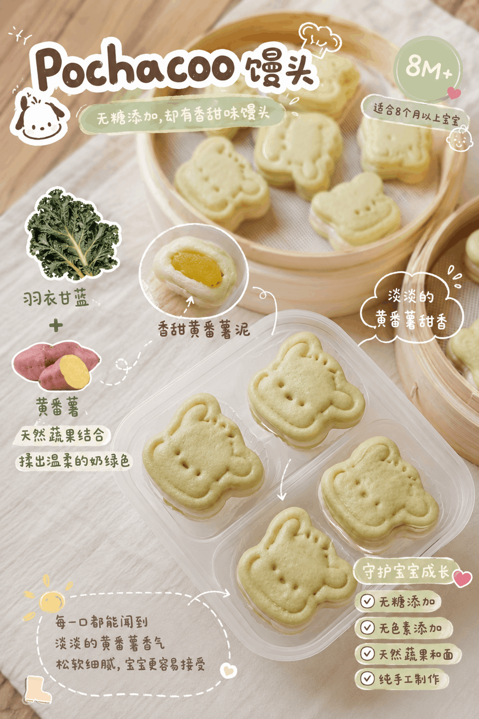 Pochacco 番薯馒头💚 2