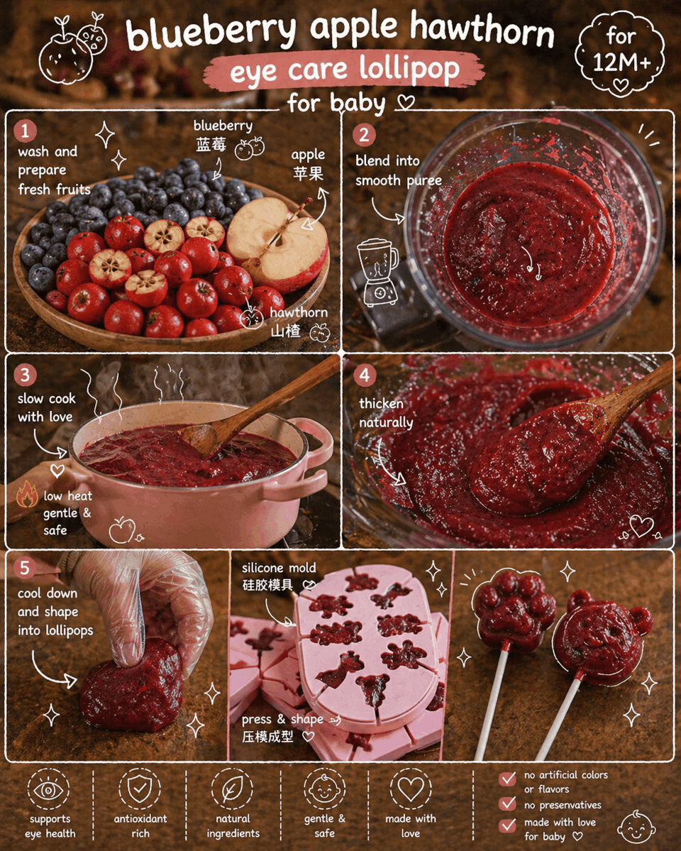 蓝莓护眼棒棒糖Baby Eye Care Lollipops 6