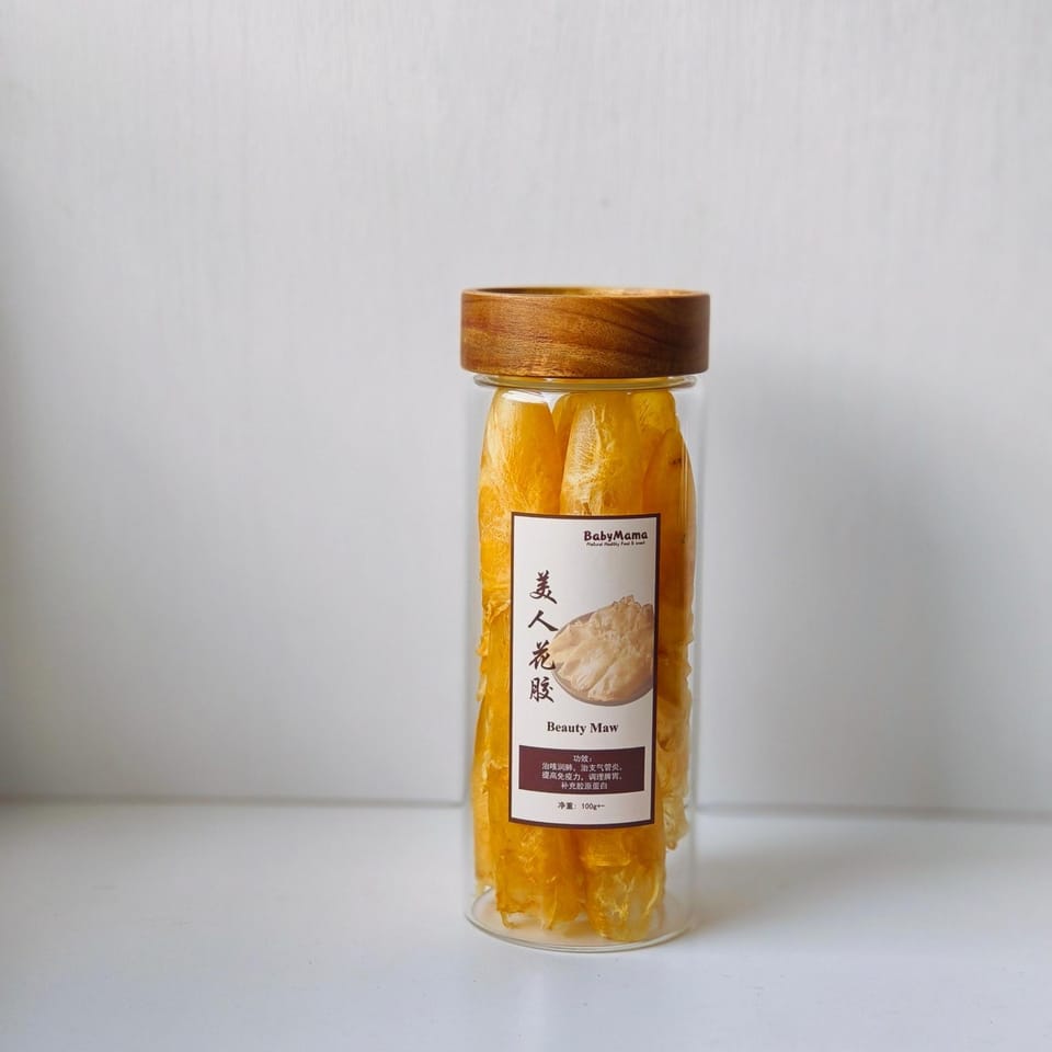 美人胶黄花胶鱼胶治咳润肺 1